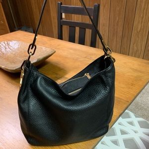 Michael Kors Black Leather Purse